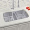 Nantucket Sinks 32.5 Inch Double Bowl Equal Undermount Stainless Steel Kitchen Sink, 16 Gauge NS10i-16 - alternate 5